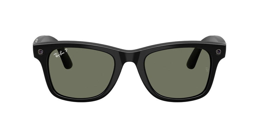 Ray-Ban Meta Gen 3 Wayfarer Polished Black Green Polarized | RW4011 601/9A - image 1 - Large 53-22