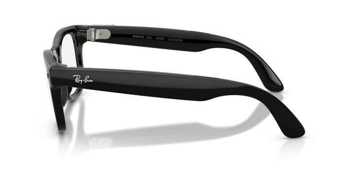 Ray-Ban Meta Gen 3 Wayfarer Shiny Black Demo Lens | RW4011V 2000 - image 5 - Large 53-22